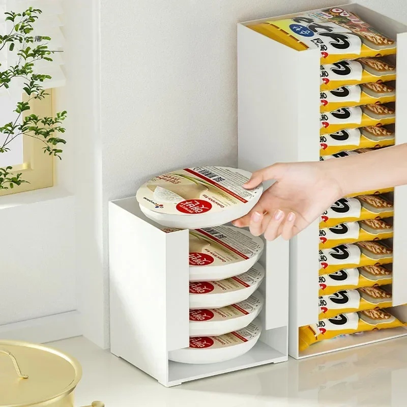 Food Storage In Cabinets - Instant Noodle Opbergdoos Multifunctionele Keukenorganizer voor