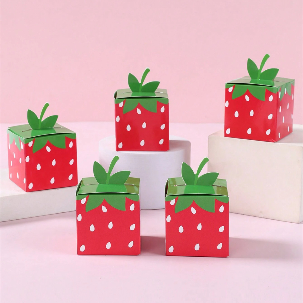Food Storage Baby - 10 stuks zoet fruit aardbei thema