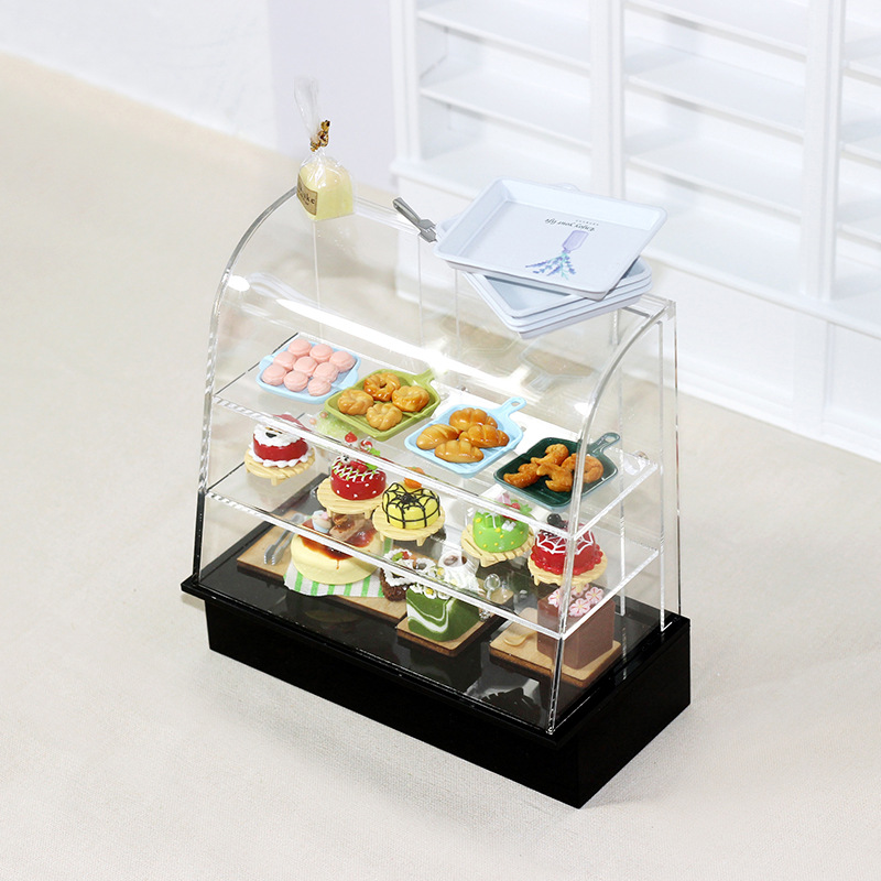 Food Storage In Cabinets - 1/12 1/6 Schaal Poppenhuis Miniatuur Voedsel