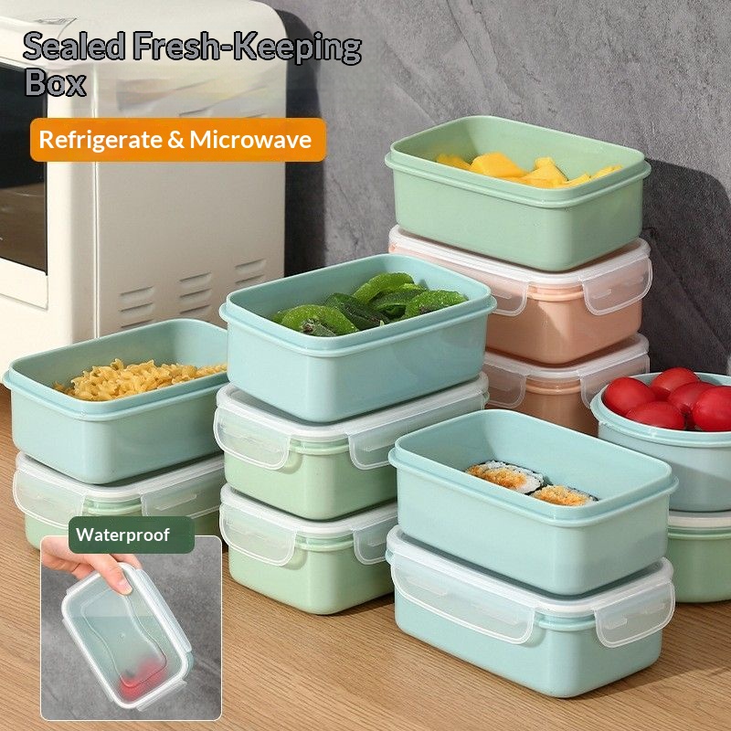 Food Storage On Table - Luchtdicht bewaardozen voor voedsel, BPA-vrij, stapelbaar,