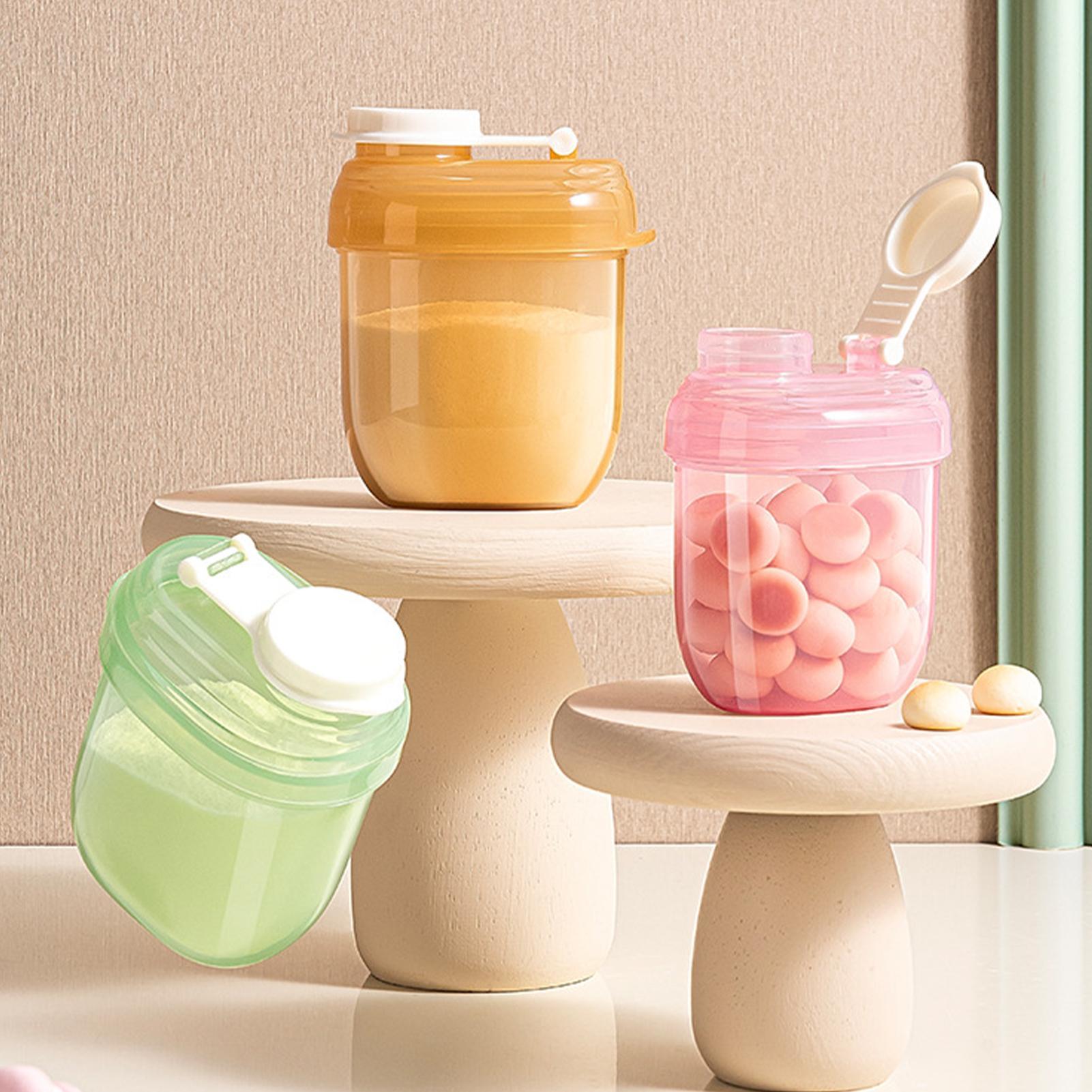 Food Storage Baby - Formule-dispenser Draagbare melkpoedercontainer Luchtdicht verzegelde snackopbergdoos