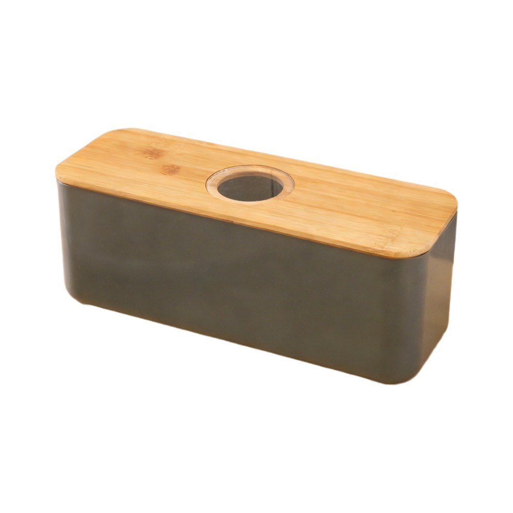 Bread Box Bamboo - Snijplankdeksel Brooddoos met houten deksel Bamboe