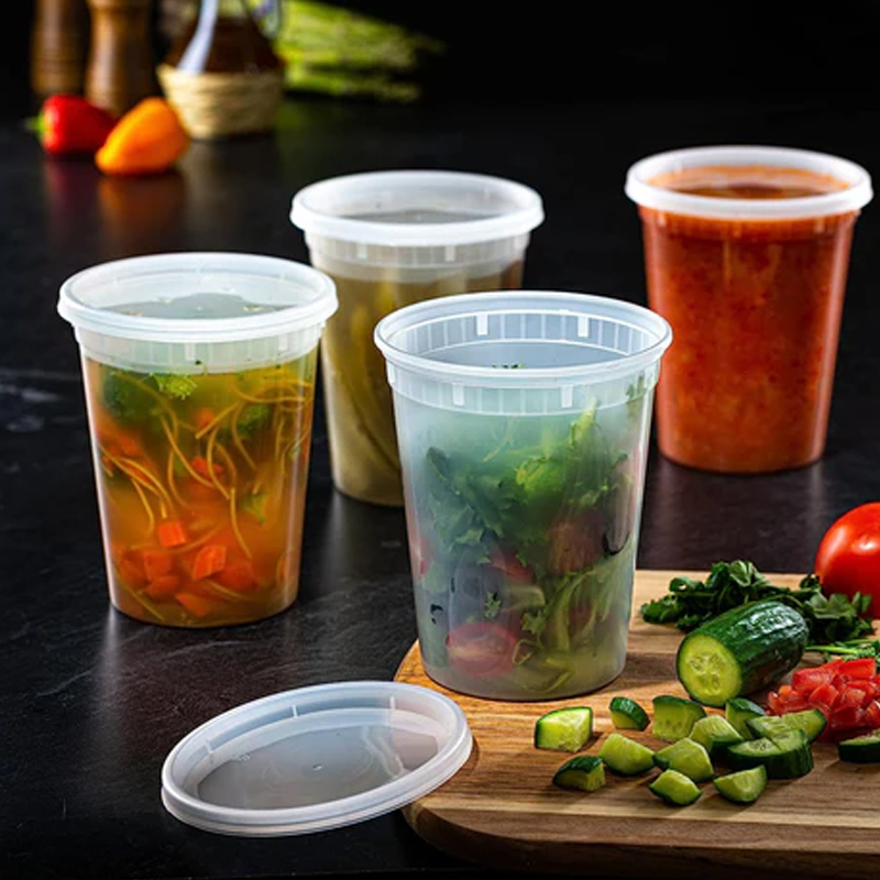 Food Storage Meals - Voedselopslagcontainers Met Deksels Vriezer Opbergcontainer Lunchmaaltijd
