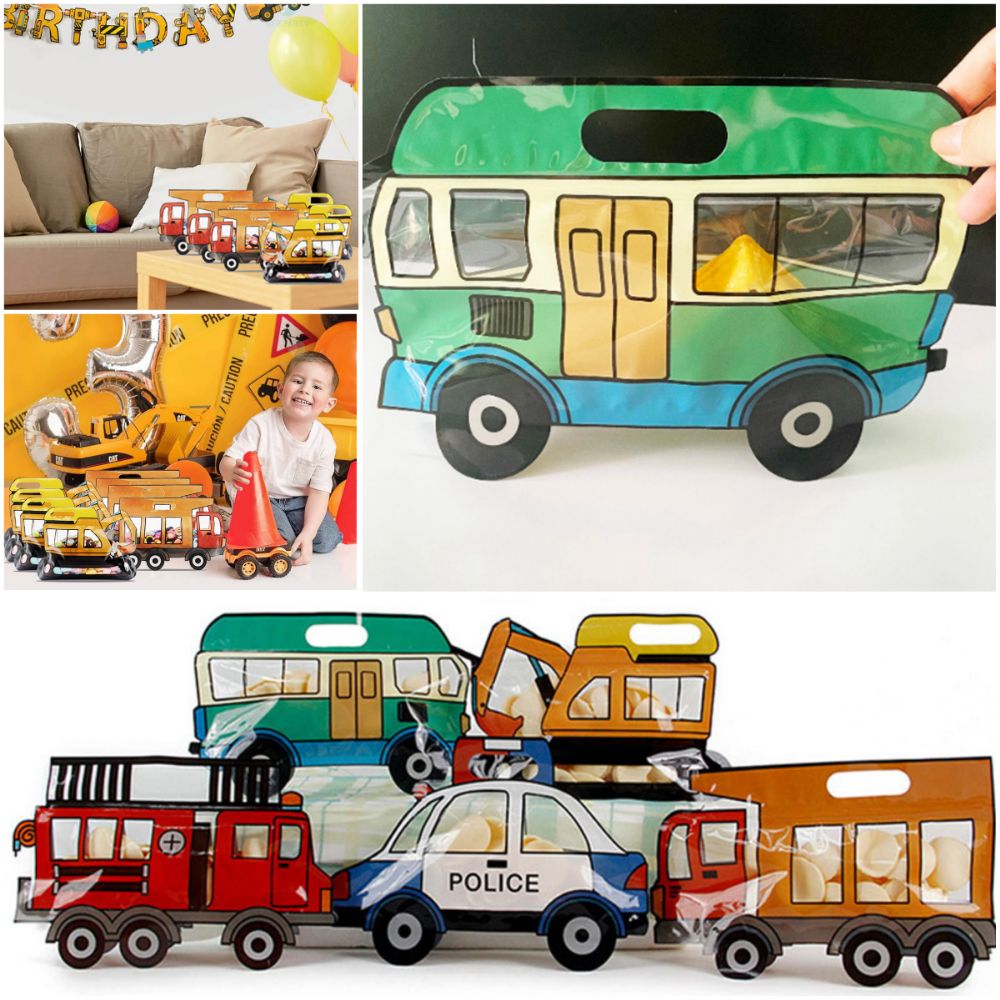 10 STKS Creatieve Cartoon Auto - Food Storage Zipper Bags recensie en prijs