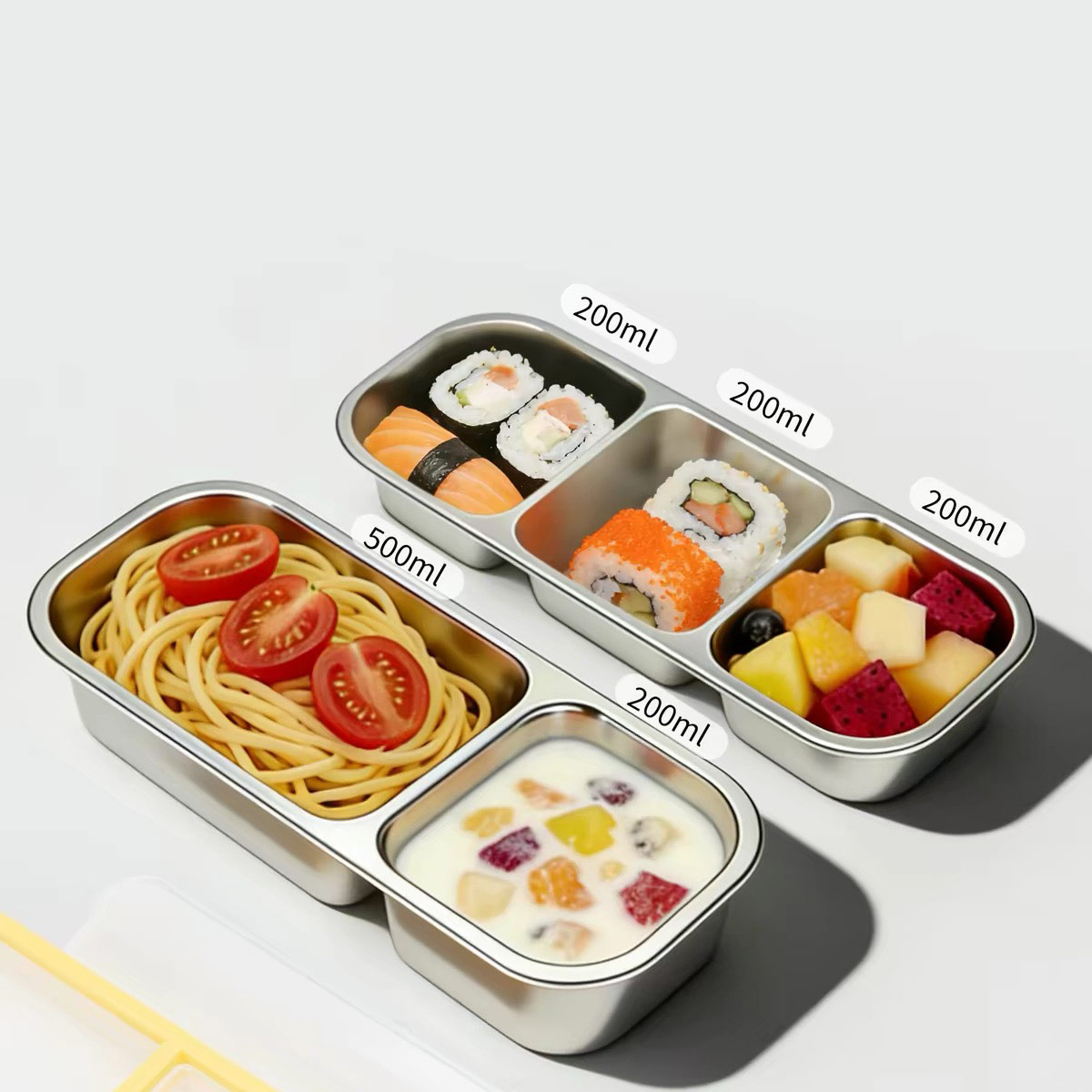 Roestvrijstalen voedselopslagc - Food Storage On Table recensie en prijs