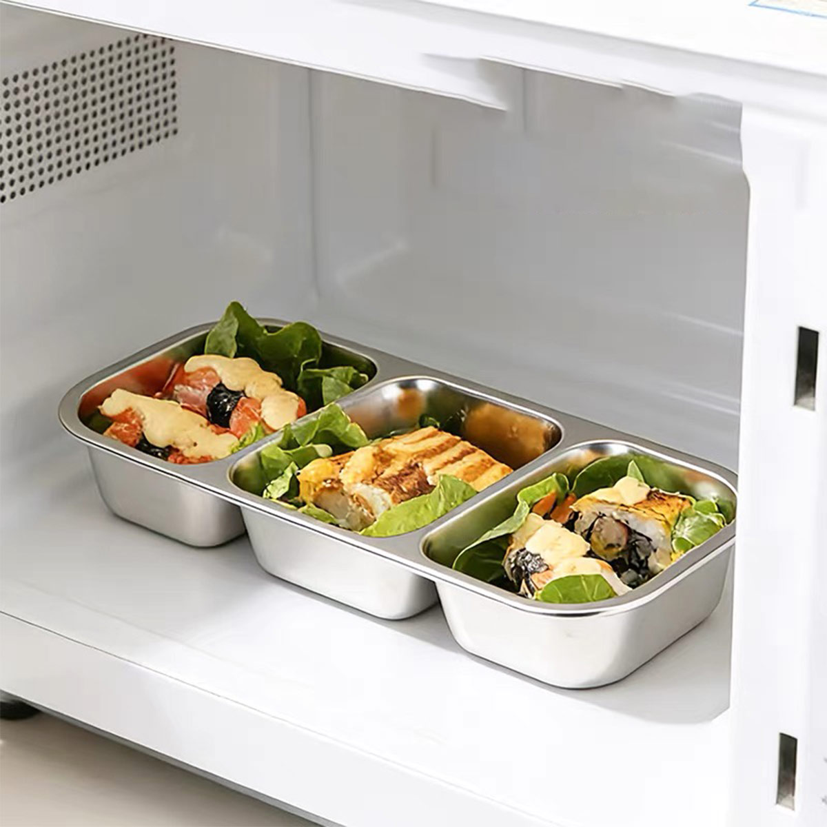 Roestvrijstalen voedselopslagc - Food Storage On Table recensie en prijs