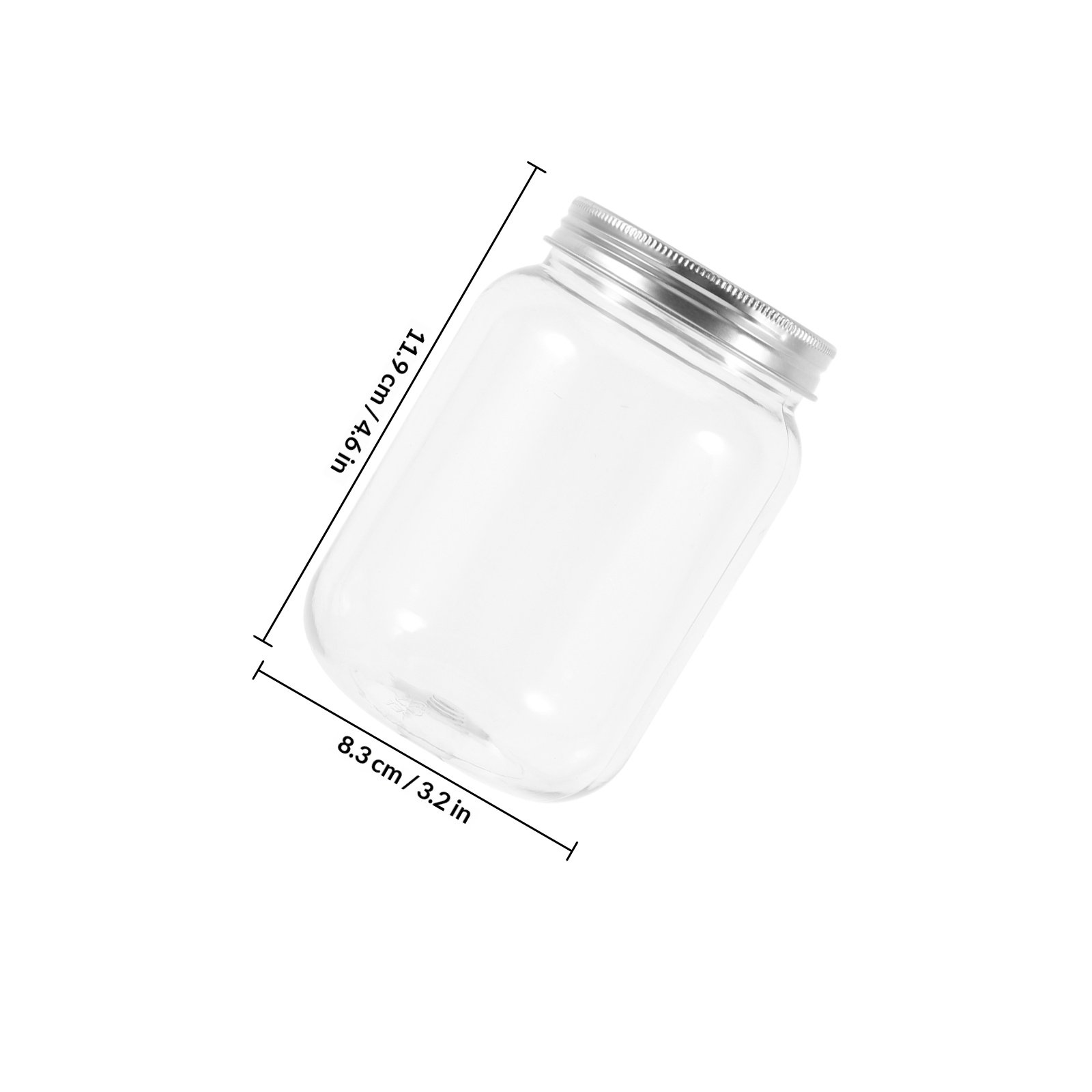 4 stuks doorzichtige plastic p - Food Storage Jars recensie en prijs