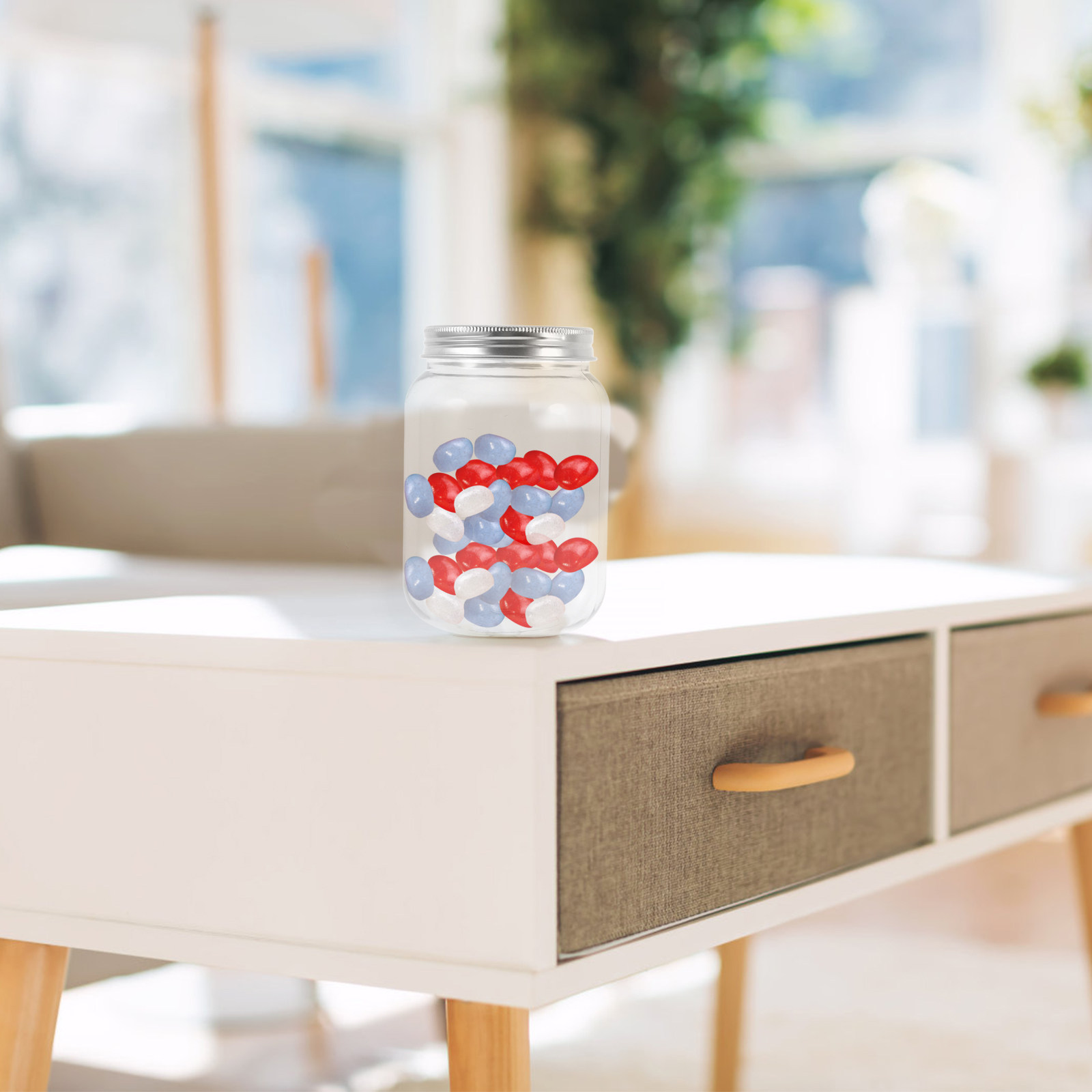 4 stuks doorzichtige plastic p - Food Storage Jars recensie en prijs