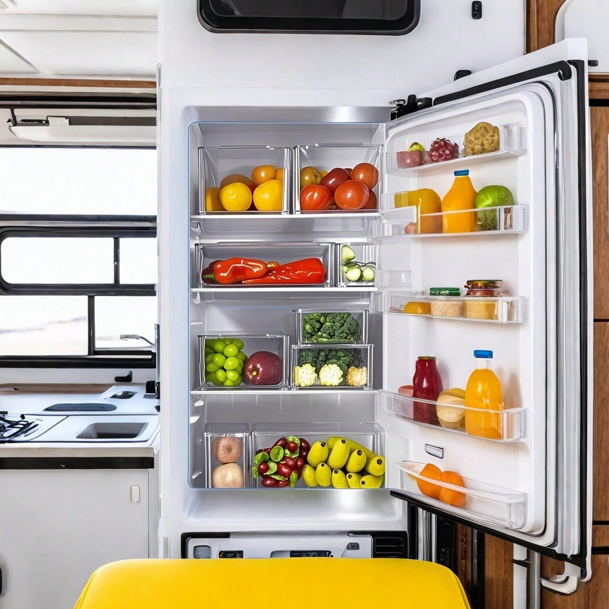 7/14-delige stapelbare koelkas - Food Storage In Cabinets recensie en prijs