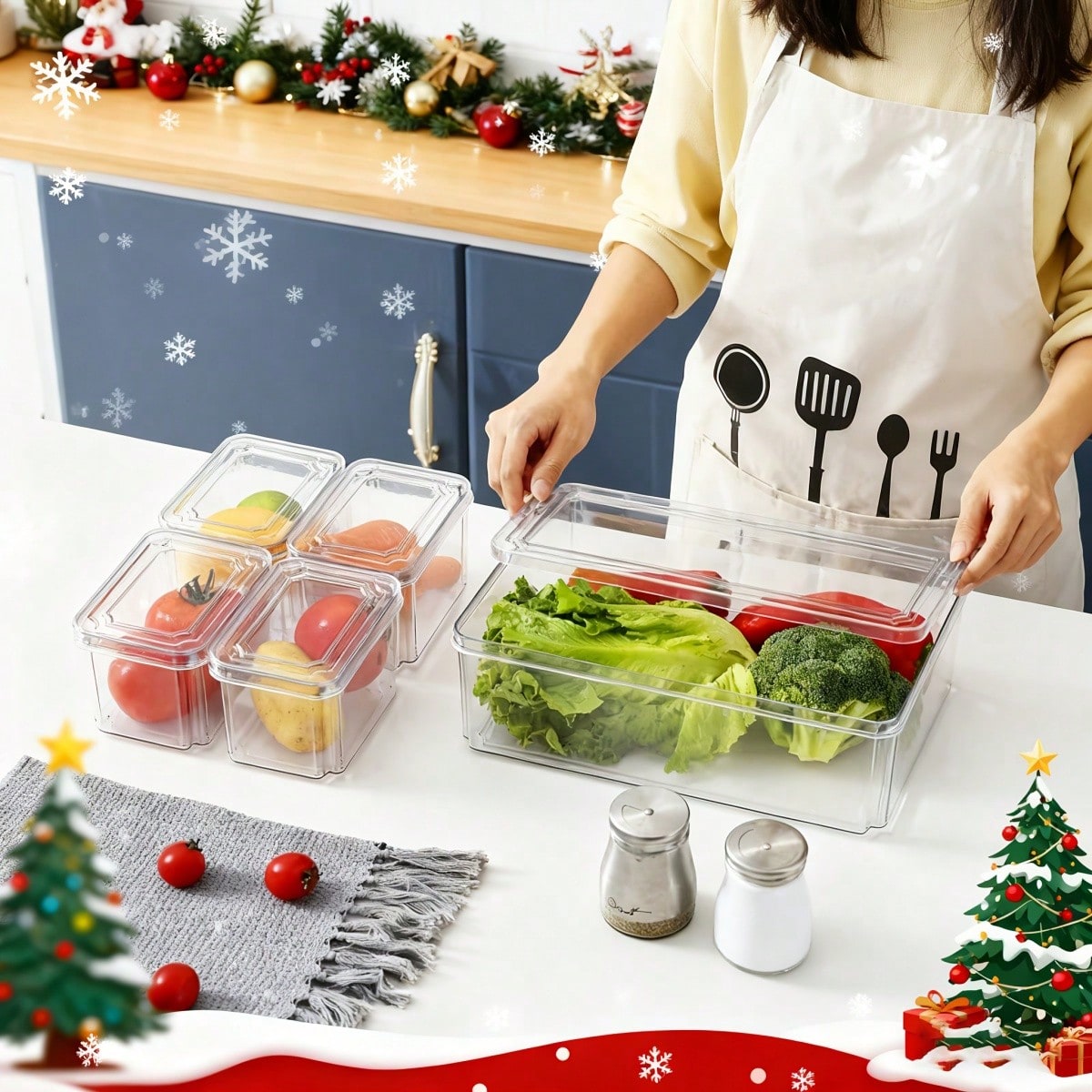 7/14-delige stapelbare koelkas - Food Storage In Cabinets recensie en prijs