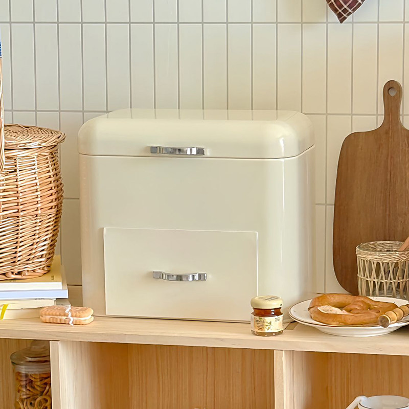 IJzeren opbergkast in crèmesti - Food Storage In Cabinets recensie en prijs
