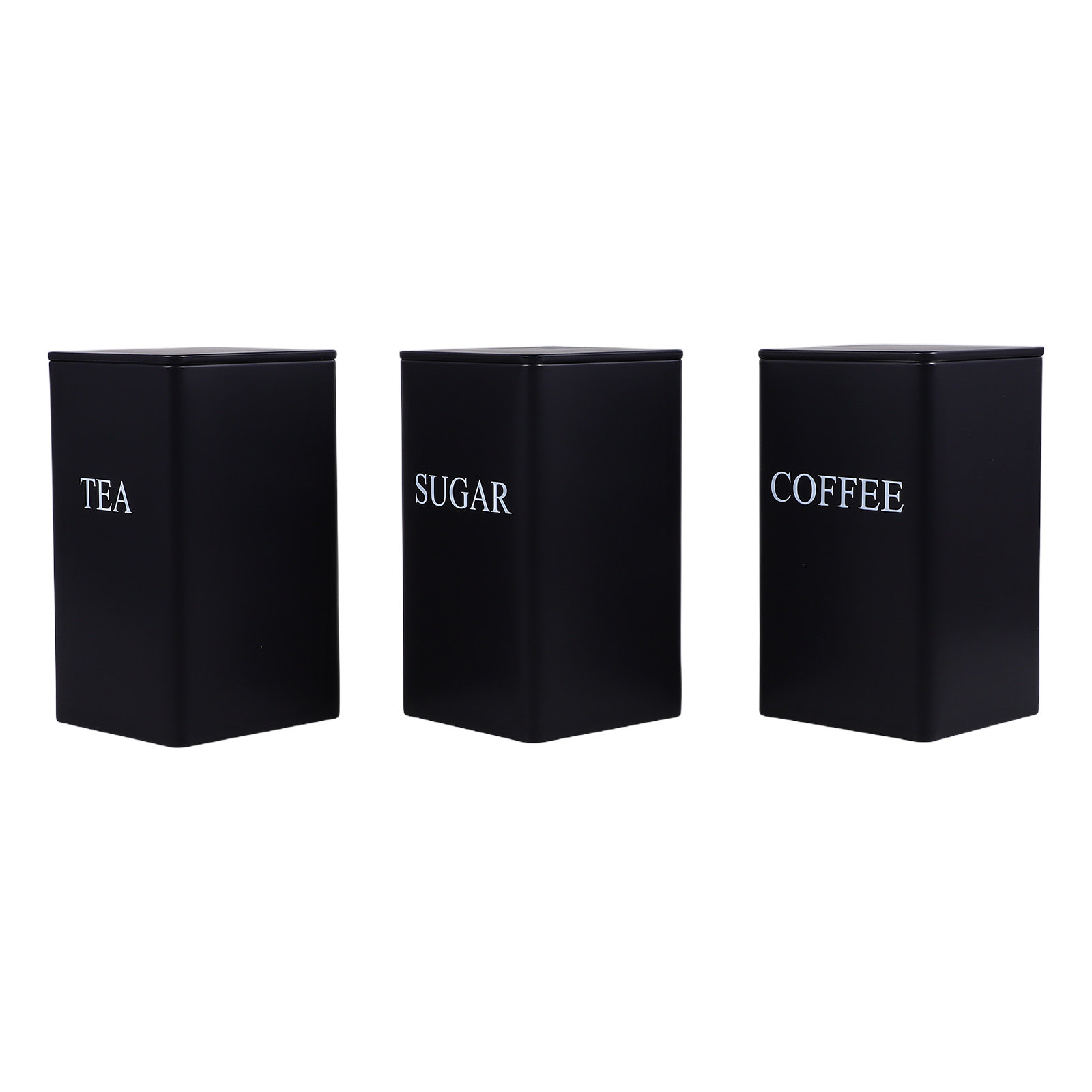 3-delige set metalen vierkante - Food Storage Jars recensie en prijs
