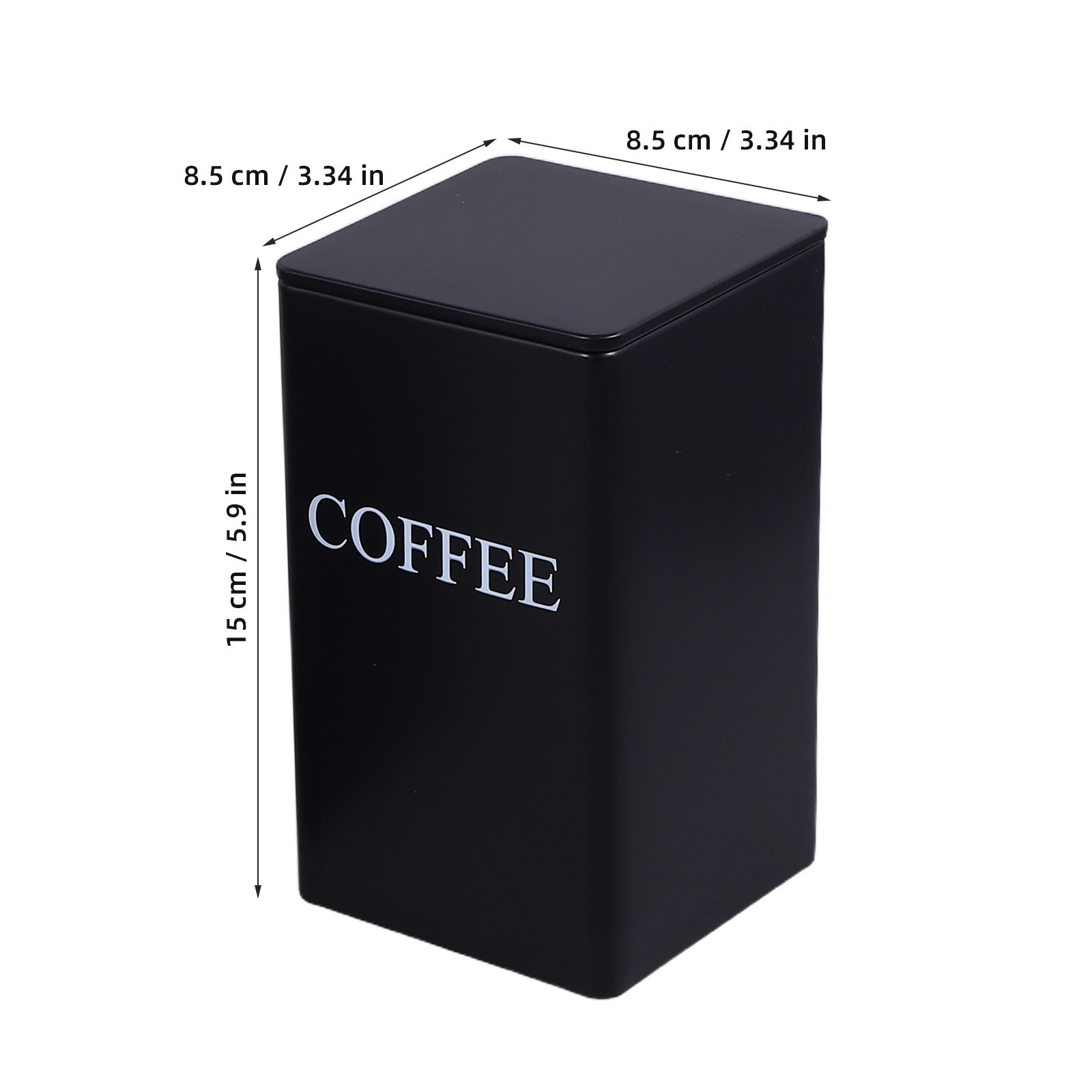 3-delige set metalen vierkante - Food Storage Jars recensie en prijs