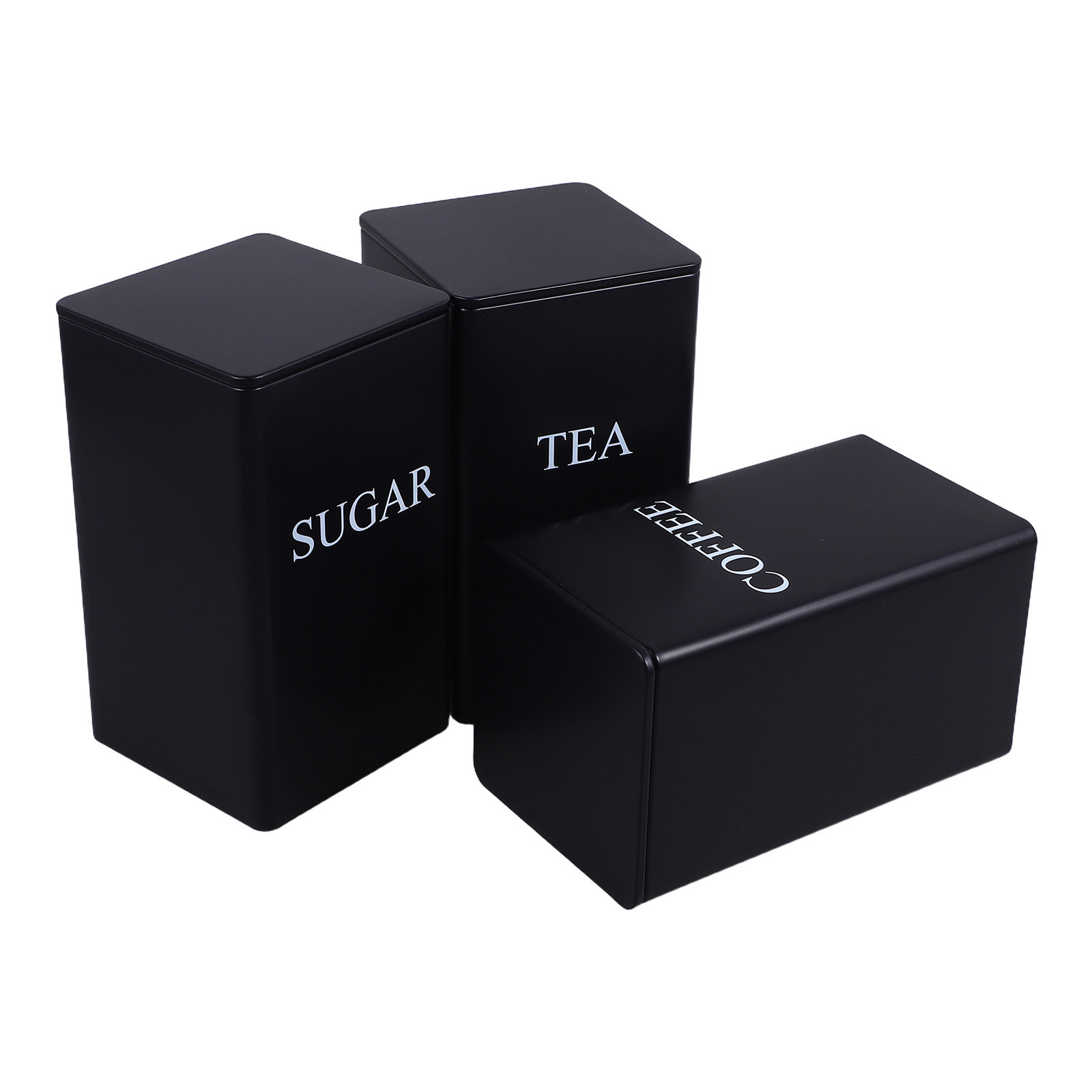 3-delige set metalen vierkante - Food Storage Jars recensie en prijs