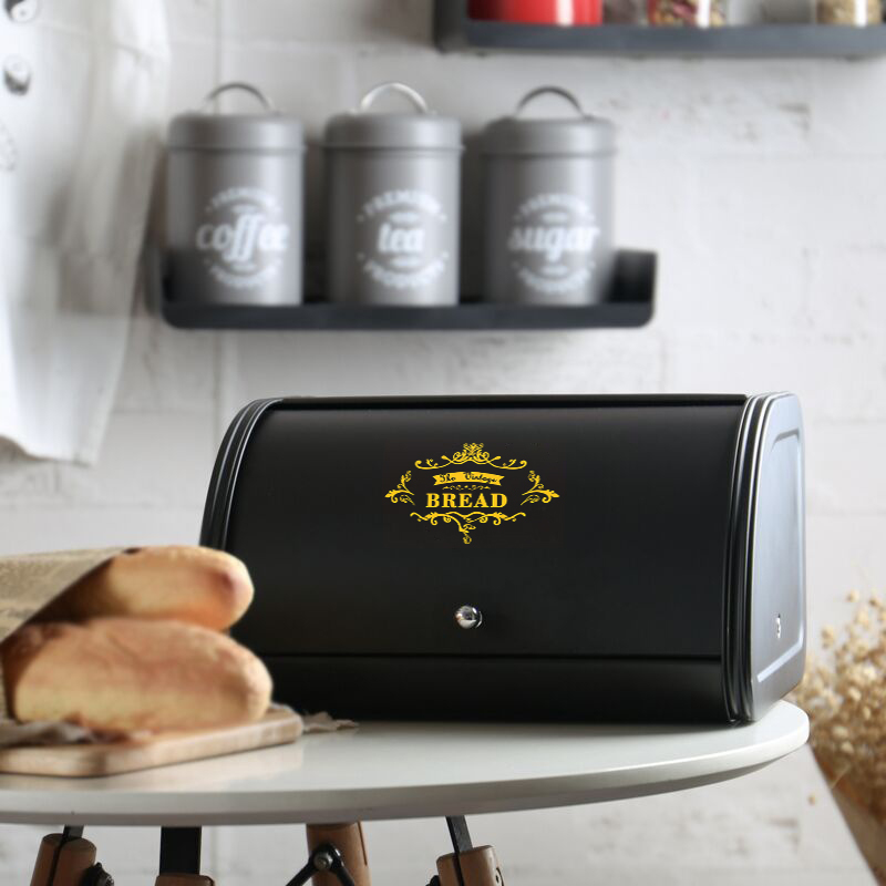 Metalen brooddoos Zwart broodb - Bread Box Bamboo recensie en prijs