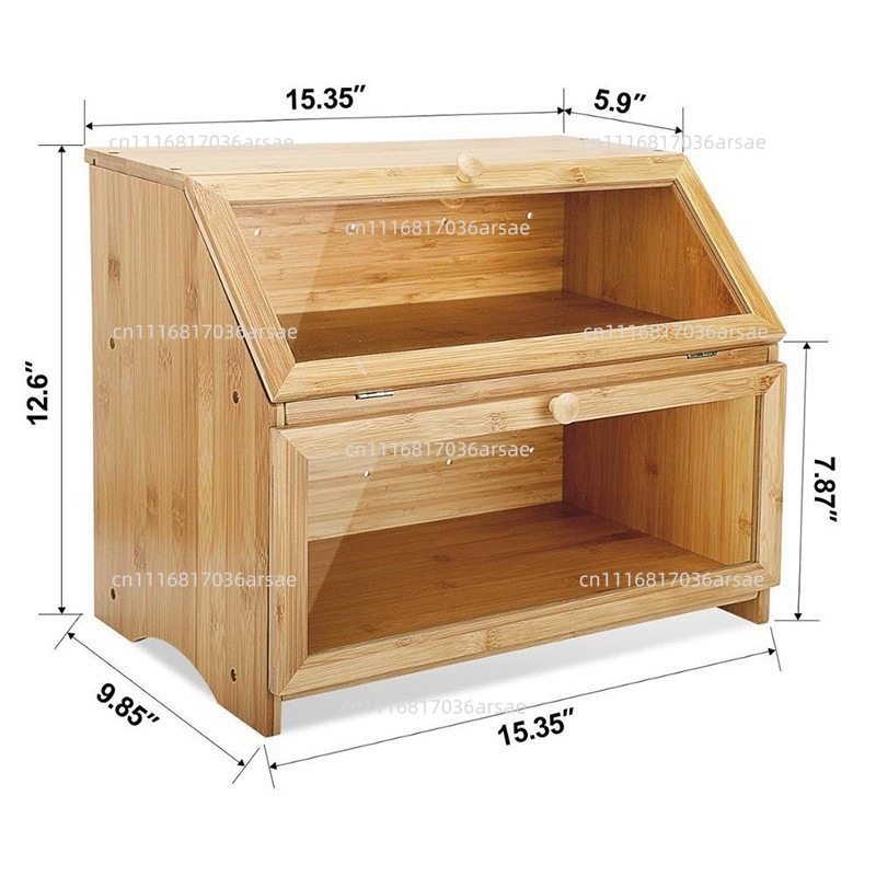 Gemakkelijk te openen bamboe b - Bread Box Bamboo recensie en prijs