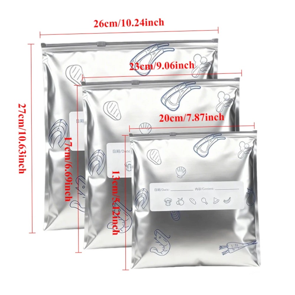 35 Stuks Aluminiumfolie Voedse - Food Storage Zipper Bags recensie en prijs