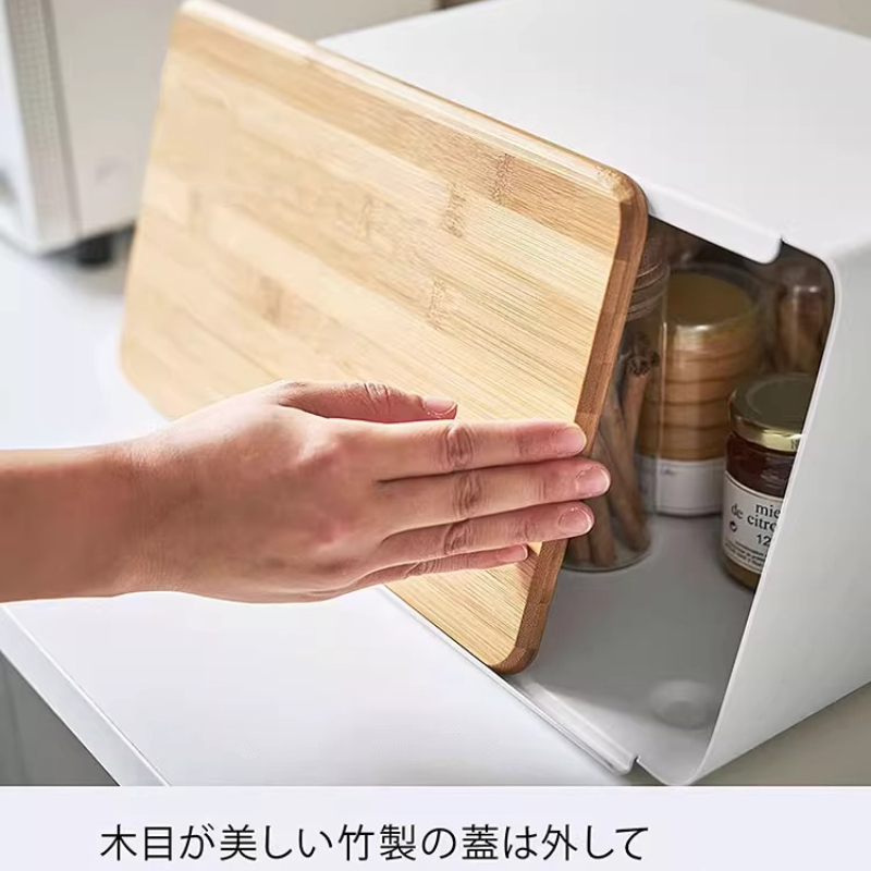 Bamboe brooddoos voor keukenop - Bread Box Bamboo recensie en prijs