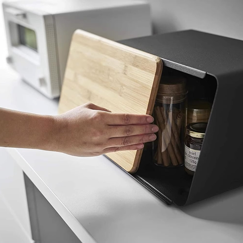 Bamboe brooddoos voor keukenop - Bread Box Bamboo recensie en prijs
