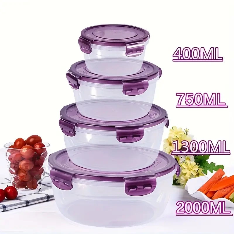 4 plastic voedselbewaarcontain - Food Storage Meals recensie en prijs