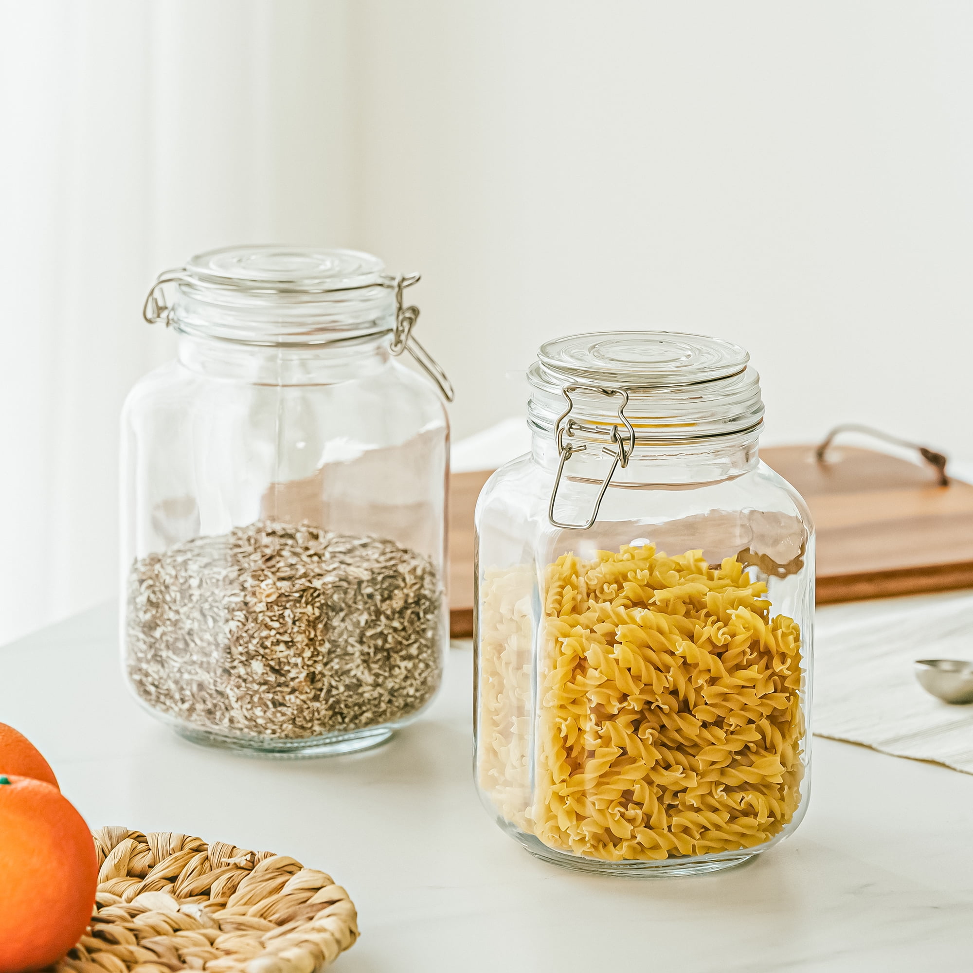 67 oz glazen luchtdichte voeds - Food Storage Jars recensie en prijs