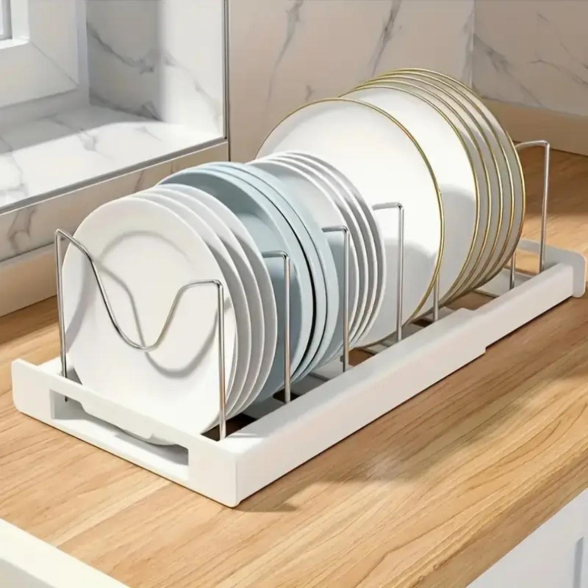 Uitbreidbare keukenpan- en pan - Food Storage In Cabinets recensie en prijs