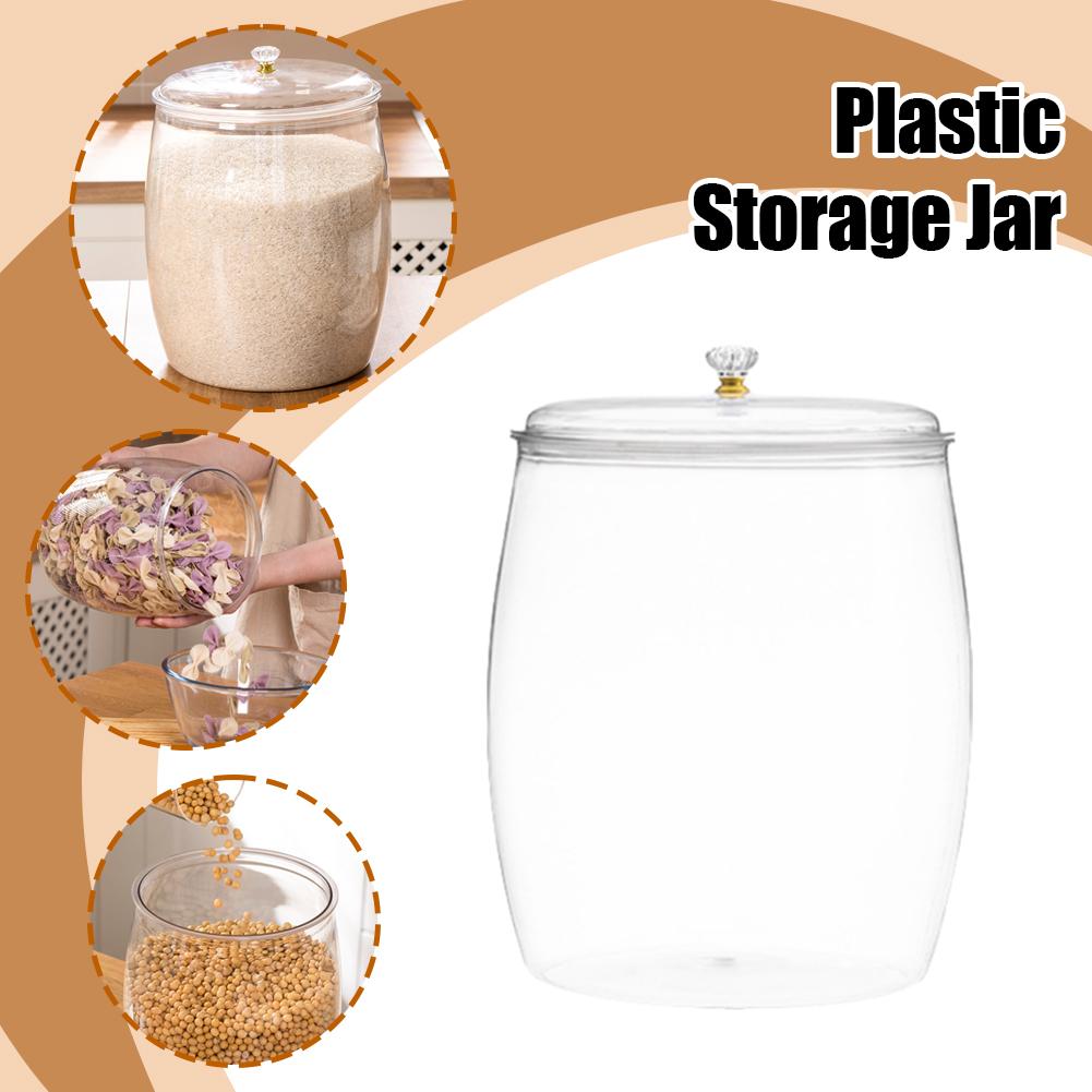 Grote transparante plastic afg - Food Storage Jars recensie en prijs