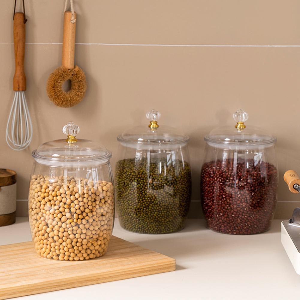 Grote transparante plastic afg - Food Storage Jars recensie en prijs