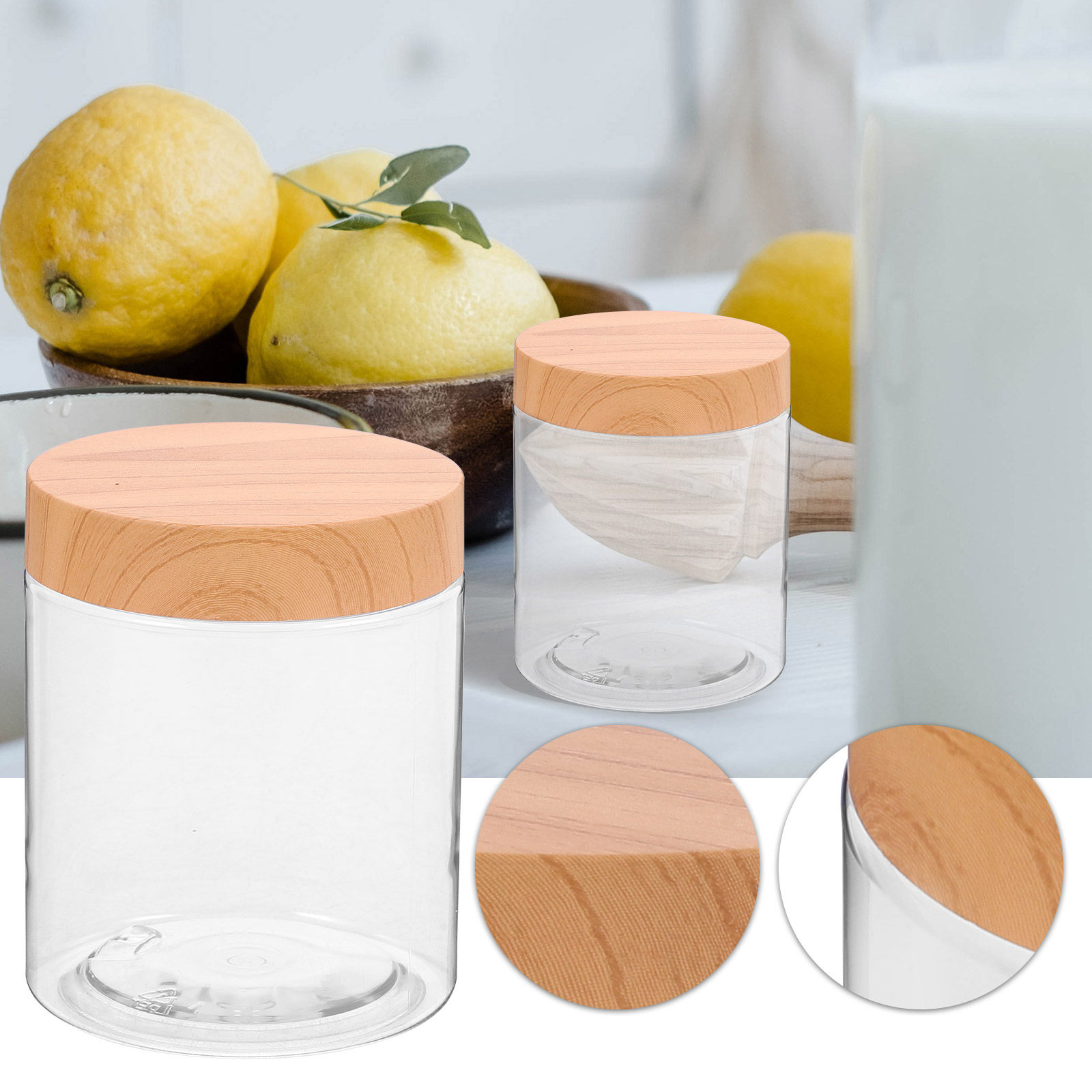 6-delige keukenopslagcontainer - Food Storage Jars recensie en prijs