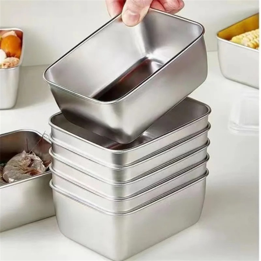 1/3/5 Stuks Rvs Voedsel Opberg - Food Storage On Table recensie en prijs