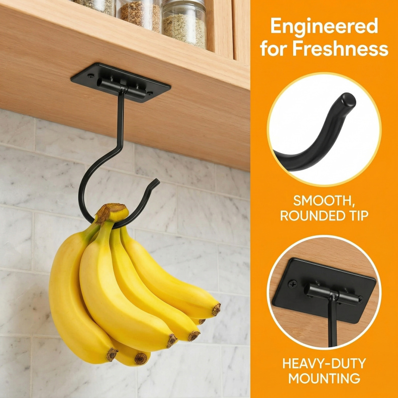 Zwart metalen zelfklevende ban - Food Storage In Cabinets recensie en prijs